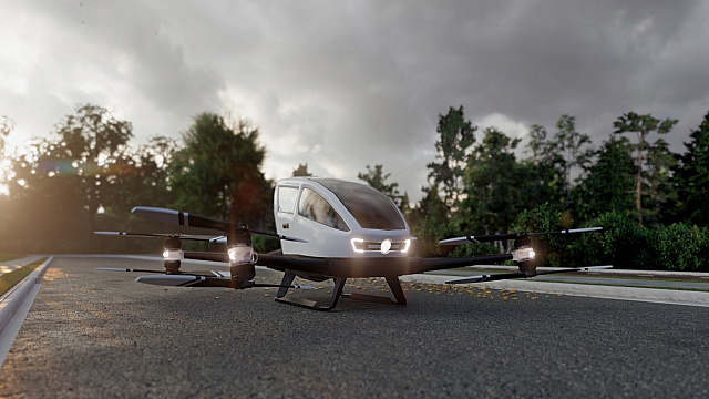 Dubai launches first test flight of electric air taxi as part of future mobility vision